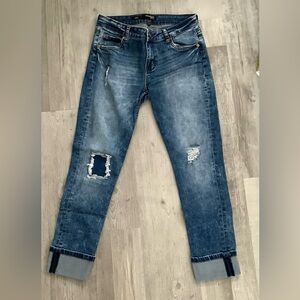 UNDERGROUND SOUL DISTRESSED TOMBOY JEANS